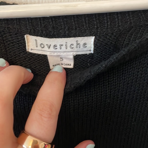 Lulus Cozy Time lace-up sweater - Picture 8 of 9